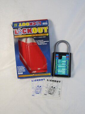 LOCKOUT  Puzzle Game by Irwin - Vintage - 1992 with box & Manual